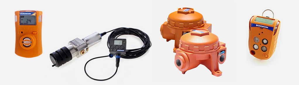 Gas warning systems and gas detectors for the petroleum and gas industry