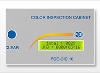 Cabine pour l'évaluation des couleurs