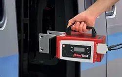 Jauge de force de fermeture pour le contrôle de la force de fermeture.