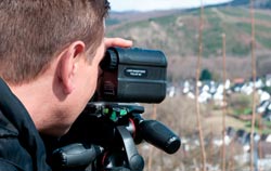 Mètre laser pour l'extérieur