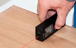 Utilisation du mètre laser