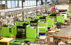 L'hygromètre de laboratoire dans la production de plastiques.