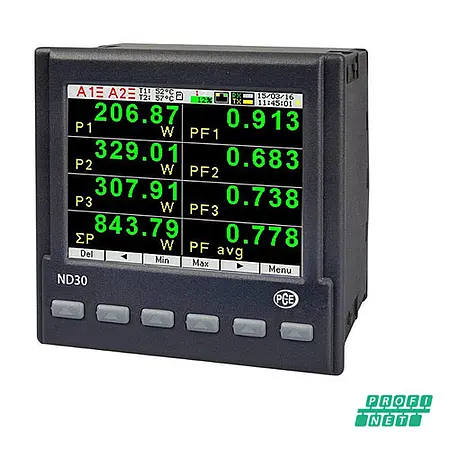 PCE-ND30PNET Leistungsmesser mit Profinet
