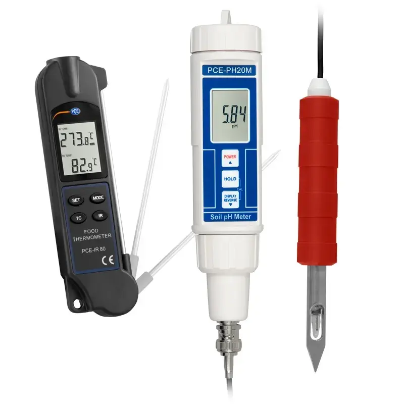 pH-mètre PCE-PH20M-IR 80-KIT pour l'industrie agroalimentaire | PCE Instruments