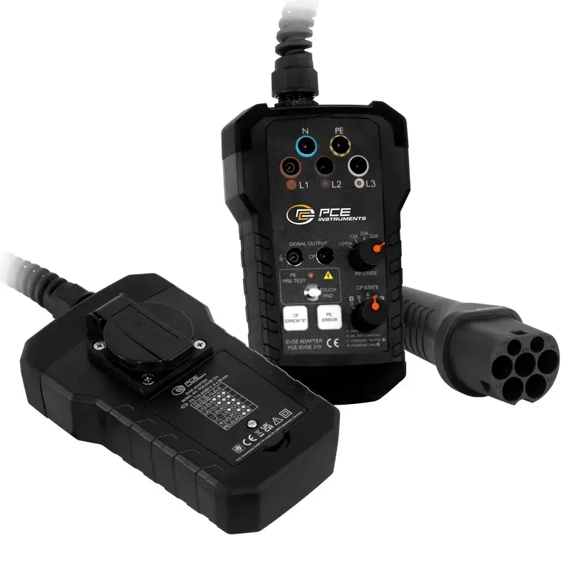 Testeur De Station De Charge Pour Véhicules électriques - Adaptateur Type 2, Indicateurs LED, Commutateurs PP/CP - Pour Tests EVSE