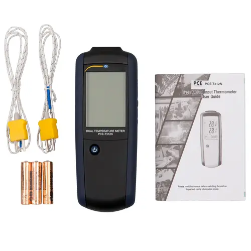 Thermomètre portatif étanche à platine RTD, sonde de 1/8dia x 5L, avec  certificat d'étalonnage