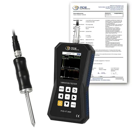 Accéléromètre PCE-VT 3900S-ICA