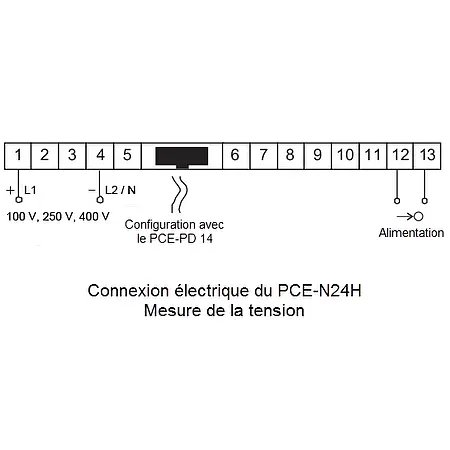 Ampèremètre PCE-N24H
