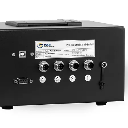 Analyseur d'humidité | Connexions