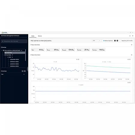 Analyseur de bruit Impression écran