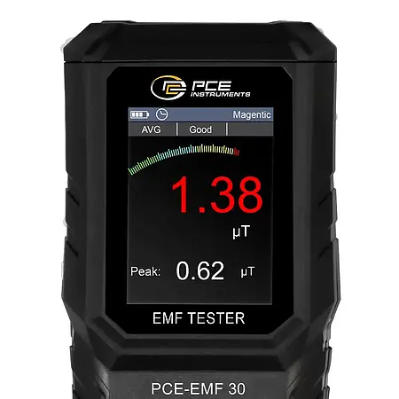 Analyseur de champ électromagnétique EMF | Affichage