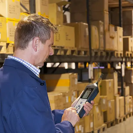 Appareil de mesure climatique Image d'utilisation