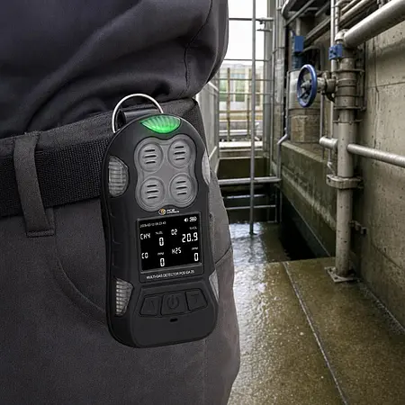Appareil de mesure de débit d'air Image d'utilisation