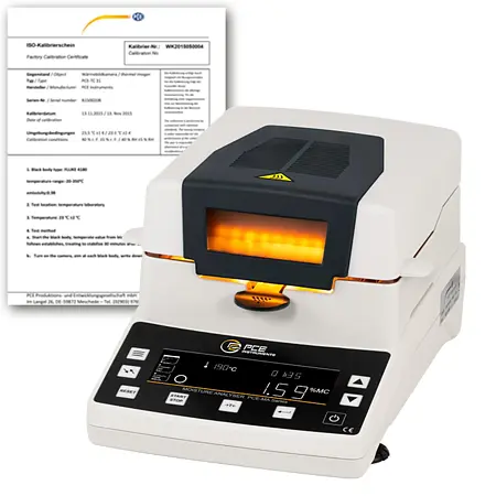 Mesure de l'humidité PCE-MA 202-ICA