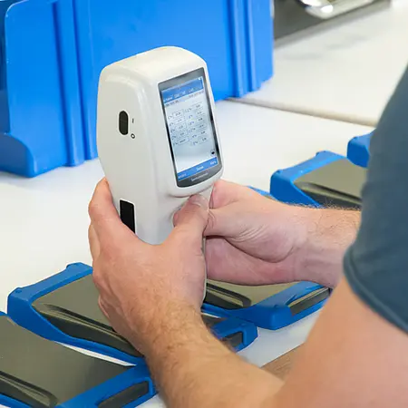Appareil de mesure pour plastique | Exemple d'utilisation