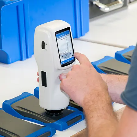 Appareil de mesure pour plastique | Exemple d'utilisation