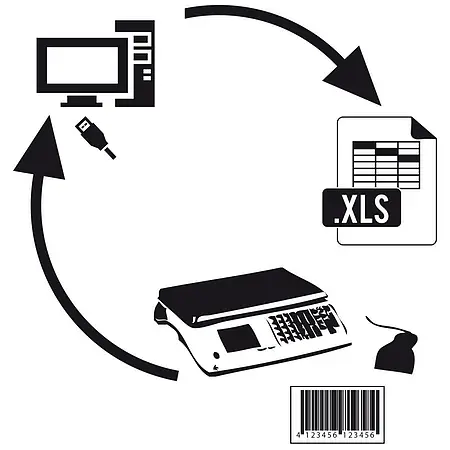 Balance industrielle | Graphique du mode d'emploi