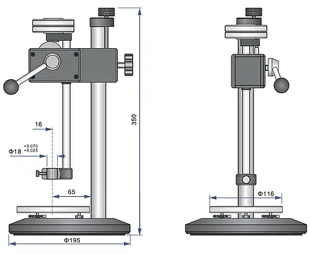 Banc d'essai de matériaux pour duromètres