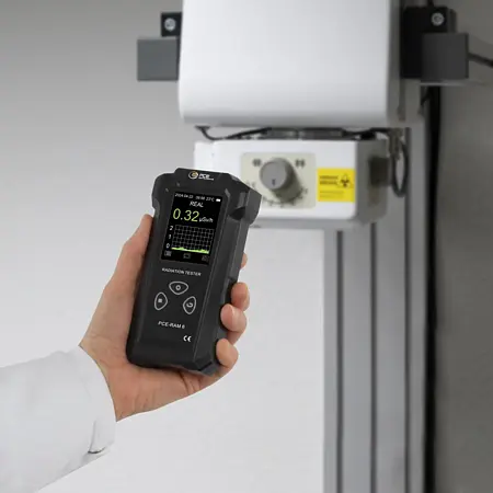 Compteur de radiation Image d'utilisation