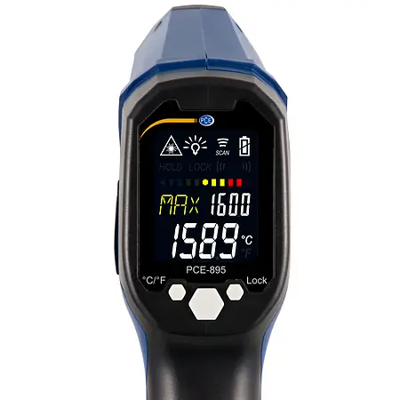 Contrôleur de température PCE-895-ICA avec certificat d'étalonnage