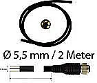 Câble semi flexible 2 m / Ø 5,5 mm