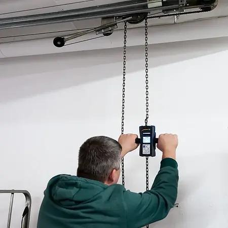 Double poignée pour dynamomètres | Exemple d'utilisation