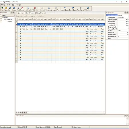 Duromètre | Logiciel