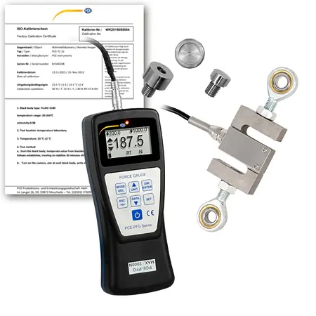 Dynamomètre de traction PCE-PFG 2K-ICA