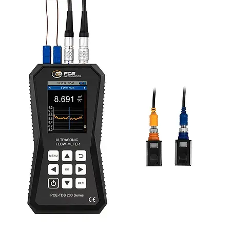 Débitmètre à ultrasons | Vue de face