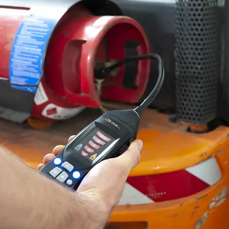Détecteur de gaz Image d'utilisation