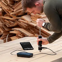 Détecteur de l'humidité de matériaux construction Bluetooth Utilisation