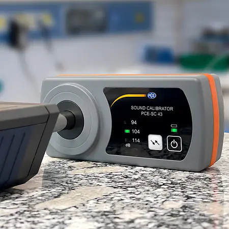 Calibrateur acoustique | Exemple d'utilisation