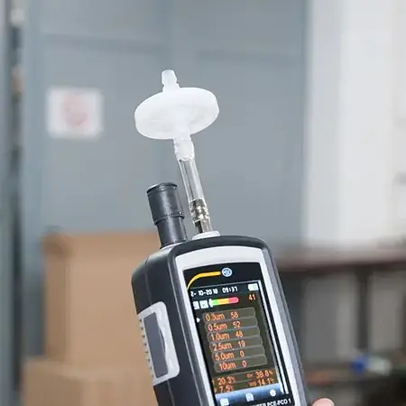 Compteur de particules | Exemple d'utilisation