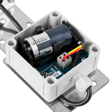 Mesure de l'air Compartiment à piles
