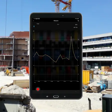 Mesureur d'environnement | Application pour tablette