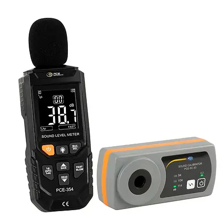 Mesureur d'environnement + Calibrateur acoustique inclus