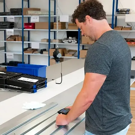 Mesureur d'éclat | Exemple d'utilisation