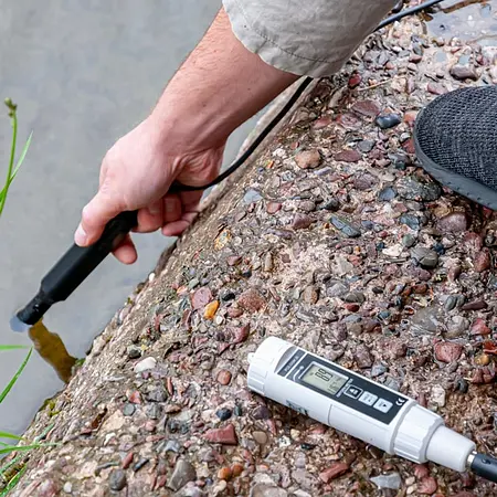 Mesureur d'oxygène H2O Image d'utilisation