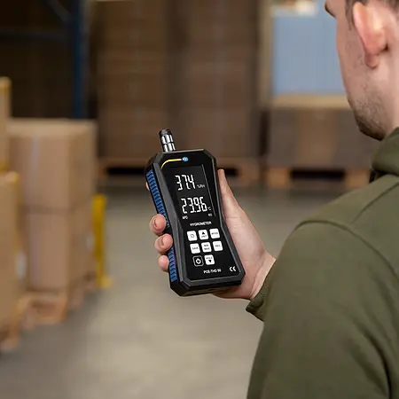 Mesureur de point de rosée - Mesure dans un magasin