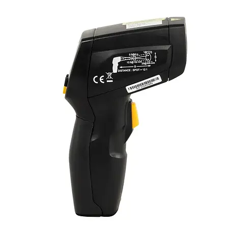 Mesureur de température laser | Vue de côté