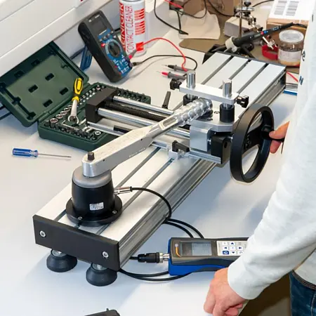 Mesureur de torsion Image d'utilisation