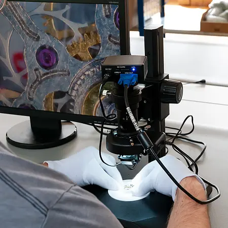 Microscope de laboratoire | Exemple d'utilisation