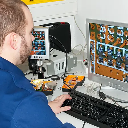 Microscope de laboratoire | Exemple d'utilisation