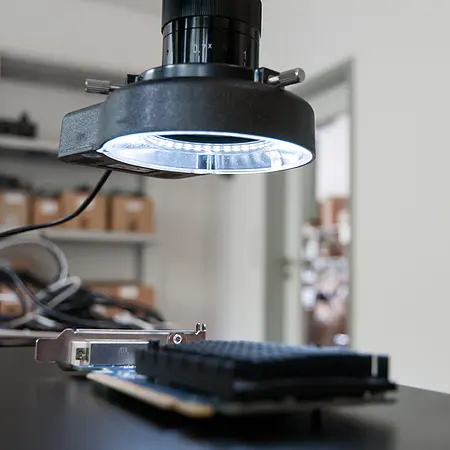 Microscope de laboratoire | Exemple d'utilisation
