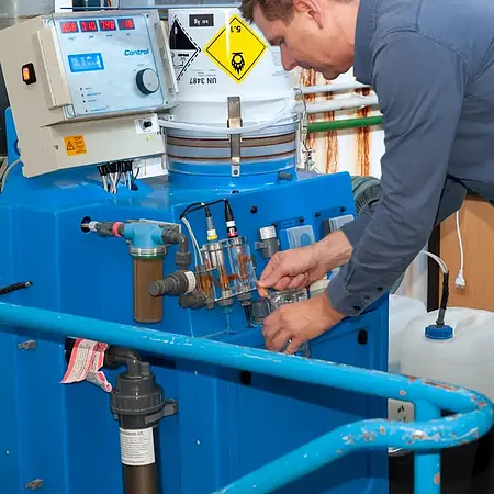 Photomètre pour piscines | Exemple d'utilisation