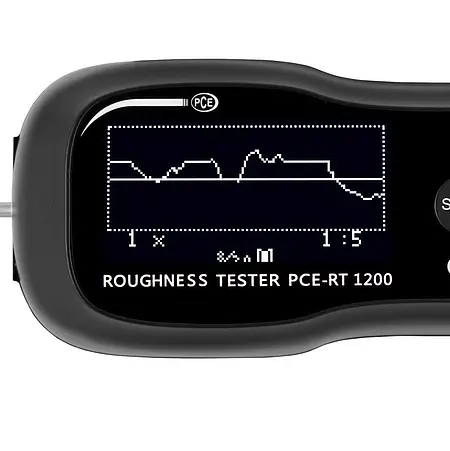 Rugosimètre | Écran (vue graphique)