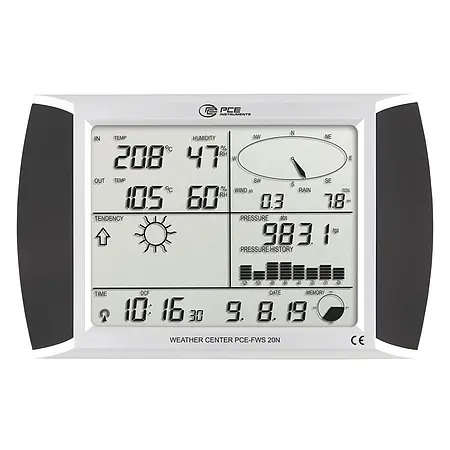 Station météorologique Ecran