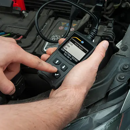 Testeur de batterie | Exemple d'utilisation