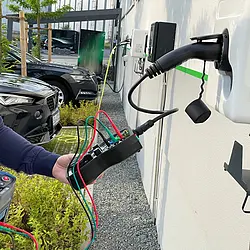 Testeur pour bornes de charge de véhicules électriques Utilisation