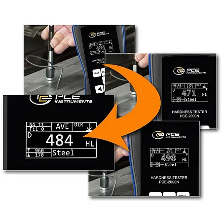 Testeur de dureté | Exemple d'utilisation